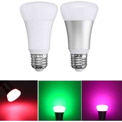 E27 RGBW RGBWW LED Lamp RGB Bluetooth Wifi APP Control Smart Bulb LED Bulb IR Remote Control for Home Use