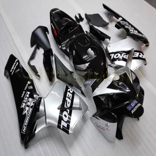 Bodywork kit motorcycle fairing for F5 CBR600 RR 2005 2006 ABS plastic motor panels kit Botls silver black Injection mold M2