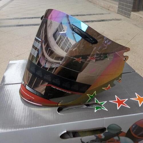 Motorcycle Half Helmet Visor Fitting For Arai Motorbike Helmets Lens Transparent Black Rainbow Color choose