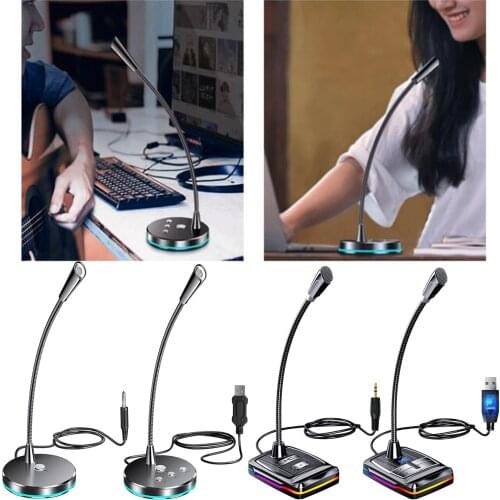 Desktop Microphone Computer Microphone Mic For Pc Recording Mics Computer Meetings Condenser Laptop Microphone