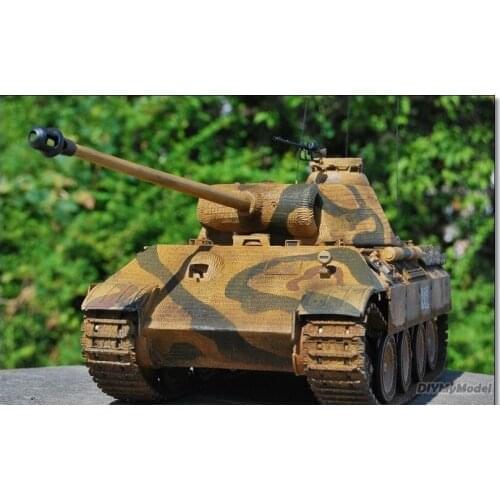 German Panther a medium tank command vehicle DIY Handcraft Paper Model KIT Handmade Toy Puzzles Gift Movie props RU(Origin)