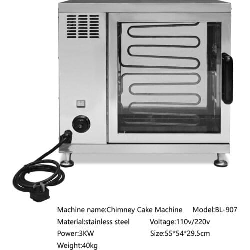 New 8 Roller Wooden Roll Hungarian Chimney Cake Machine Chimney Cakes Making Machine Kurtos Kalacs Machine