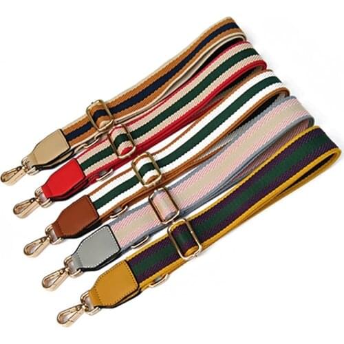 New color canvas bag strap adjustable versatile bag strap o bag handles accessories long strap anti gravity shoulder strap 120cm