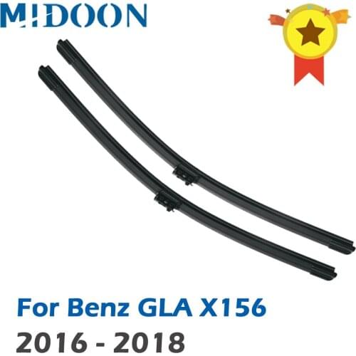 MIDOON Front Wiper Blades For Mercedes Benz GLA X156 Car Windscreen GLA180 GLA200 GLA220 GLA250 GLA45 200 220 250 200d 220d
