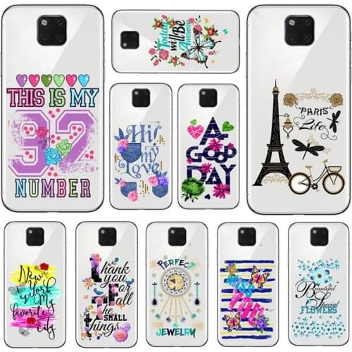 Transparent Mobile Phone Case For Huawei Mate20pro Mobile Phone Anti-drop