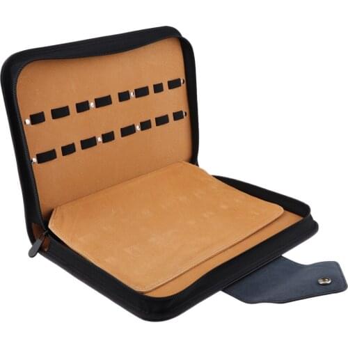 Hair Stylist Scissors Holder Pouch Case for Hairdressers, Salon Hairdressing Tool Holster Bag, Soft PU Leather Handbag Organizer