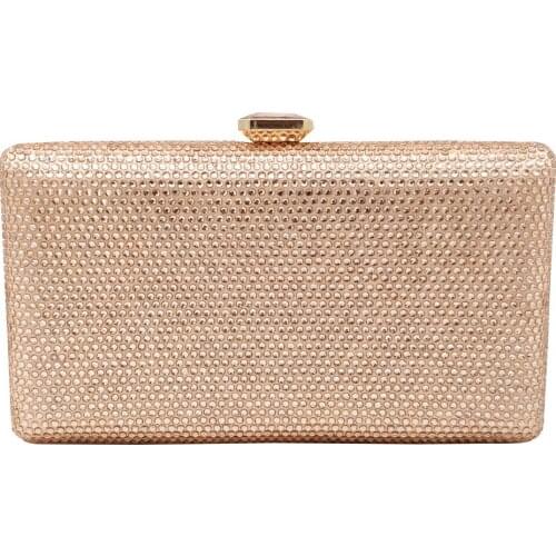 20x11CM Evening Bag Solid Color Diamond Bag Bridal Bag Diamond Clutch Bag a6684