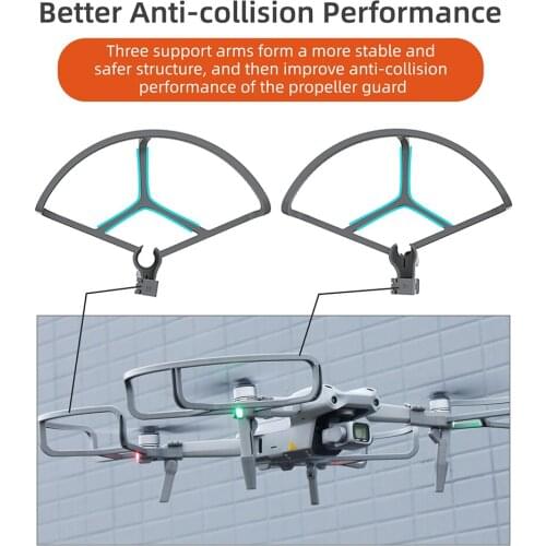 For DJI Mavic Air 2/DJI AIR 2S Propeller Protective Ring Cover Protector Guards Blade Props Wing Fan Cover Drone Anti-collision