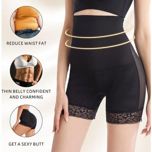 Women Hip Pads High Waist Trainer Shapewear Body Tummy Shaper Fake Ass Butt Lifter Booties Enhancer Booty Lifter Thigh Trimmer