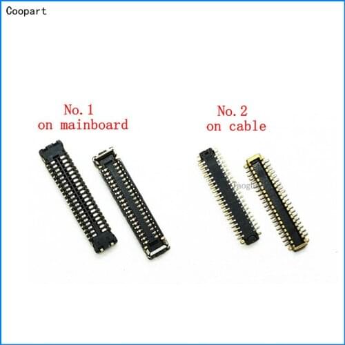 2pcs/lot Coopart New 40pin LCD display FPC Connector Port Plug for Xiaomi 10 10Pro Mi10 on mainboard/cable