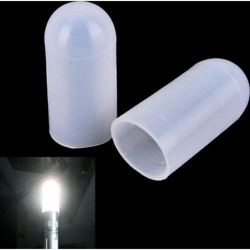 2pcs/lot Diameter 20mm White Flashlight Diffuser Flashlight Diffusers For S2/S2+/S3/S5/S6/M1/M2 Flashlight