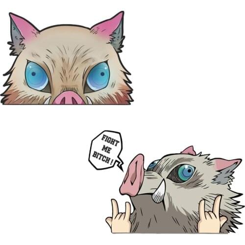 3D Funny Car Sticker for Anime Peeking Motorcycle Car Bumper Decal KK Vinyl 15cm*13cm