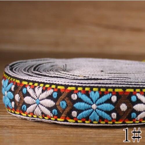 5 yards/lot 25mm wide african lace fabric wedding dress Ribbon embroidered lace Stage costume accessories lace trims Ribbon Lace