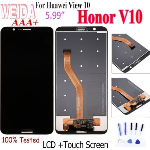 AAA+ 5.99" for Huawei Honor V10 BKL-AL20 BKL-AL00 BKL-AL09 LCD Display Touch Screen Digitizer Assembly Replacement No Dead Pixel