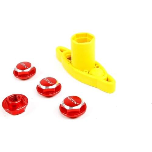 Alloy wheel adapter + Plastic Wheel Wrench Kit for 1/5 Scale TRAXXAS X-MAXX XMAXX 6S 8S