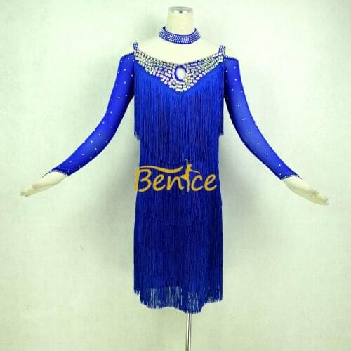 Free Shipping Latin Dance Skirt For Women Professional Sumba Dancing Skirt Adult Rumba QiaQia Latin Dress Latin Performances Dre