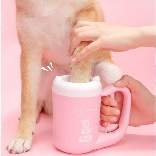 Pet Dog Paw Washer Cup Cat Dog Paw Cleaner Cup Pet Feet Quickly Cleaning Soft Paw Foot Brush Dirty Wash Tool Pet Clean Supplies