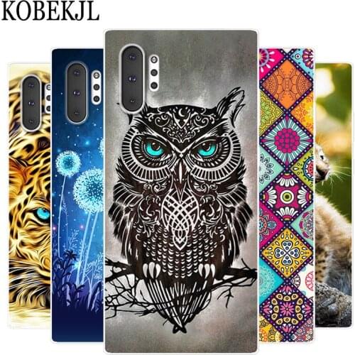 For Samsung Note 10 Case Soft Cartoon TPU Silicone Cover Phone Case For Samsung Galaxy Note 10 Note10 Plus N975F N970F SM-N970F