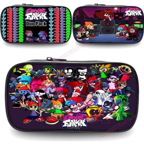 Friday Night Funkin Pencil Case Student School Supplies Anime Stationery Box Child Study High-capacity Pencil Bag Birthday Gift