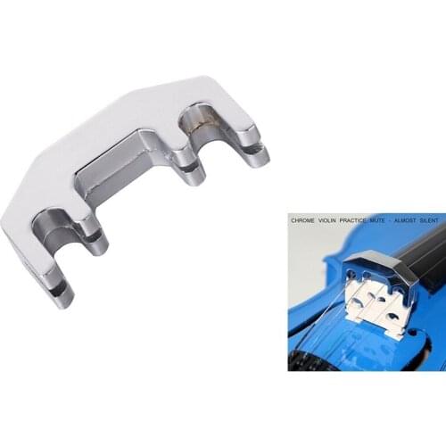 Violin Parts & Accessories New Professional Violin Practice Mute Metal Silver/golden Fiddle Silent Silencer violin mute metal