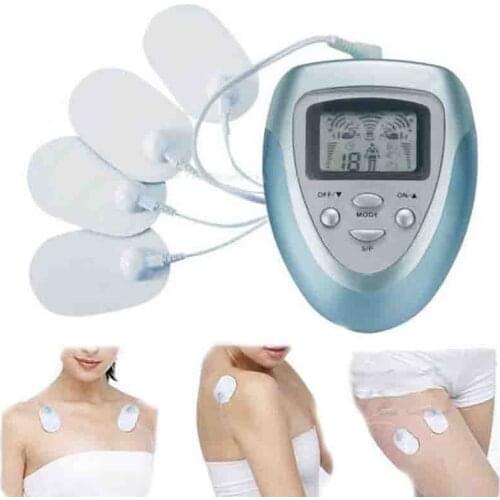 Electric body Slimming Massager Pulse Muscle Pain Relief Fat Burn Relaxation Massage & relaxation 4 Pad pain fitness machine