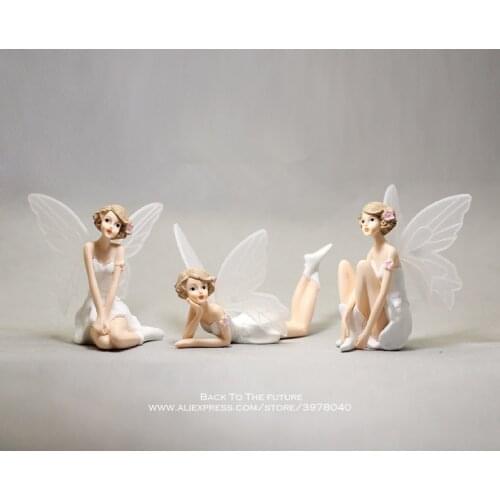 Disney Tinker Bell Princess Cartoon 9-10cm 3pcs/set Action Figure Anime Mini Collection Figurine Toy model for children gift