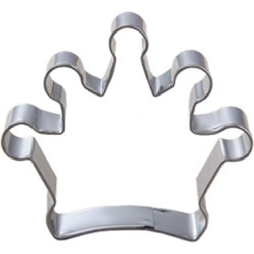 Crown Fruit Vegetable Biscuit Cookie Cutter Tools Pastry Stainless Steel Hot Sale Baking Kitchen Fondant Supplies Wholesaler