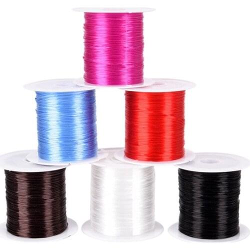 10m/bag 1mm Round Elastic Cord Beading Stretch Thread/String/Rope for Necklace Bracelet Jewelry Making Supply
