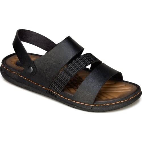 Summer Gladiator Roman Sandals Luxury Home Slippers Black Quality Soft Outsole Heel Support Loop Anatomical Style Fashion Comfortable Orthopedic Casual Shoes Cool Garden Beach Sea Hiking Made in Turkey 2021