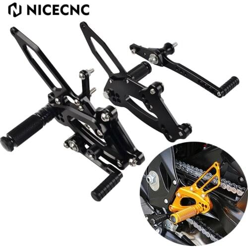 Motorcycle CNC Foot Pegs Rearset Footpeg Racing Rear Sets For BMW S1000RR S 1000 RR 2017 2018