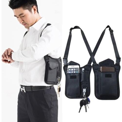 DIENQI Nylon Chest Bag Vest Men Cross Body Strap Sling Personal Pocket Bags Adjustable Male Offical Tactical Holster Chest Bags