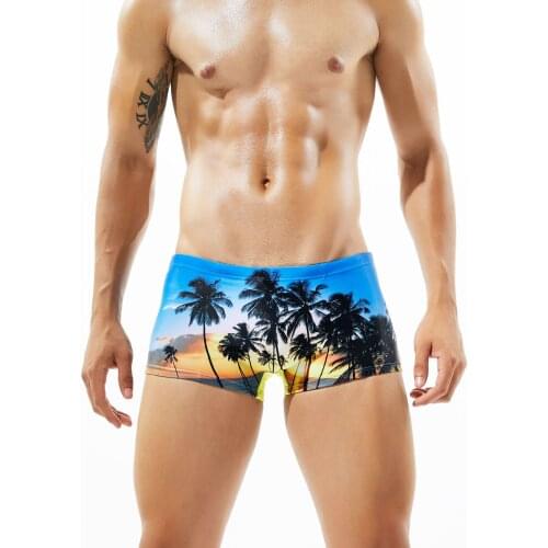 2021 Mens beach swimming shorts husband trunks briefs male Color grid Swimsuits Quick-dry surf slip for Men swimwear clothing