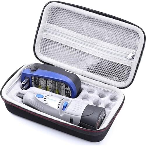 Newest EVA Hard Box Travel Carrying Storage Cover Bag Case for Dremel 7300-N/8 MiniMite 4.8-Volt Cordless Two-Speed Rotary Tool
