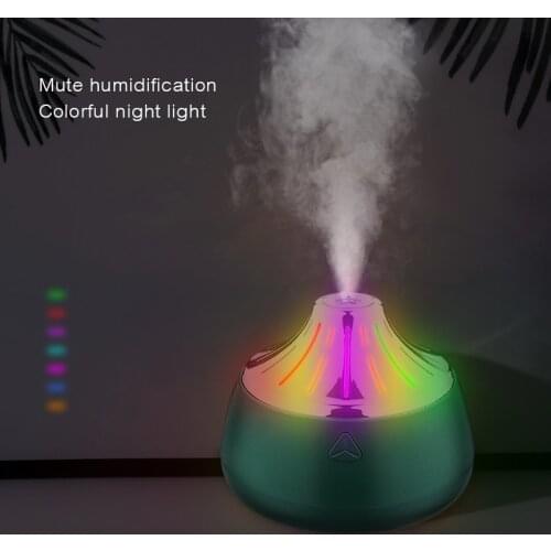 200ML Air Purifier Electric Air Humidifier USB Nano Atomizer Aromatherapy Essential Oil Diffuser Car Purifier Color Night Light