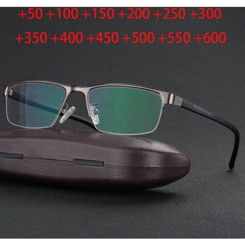 Mens Reading glasses Photochromic Optical Eyewear Farsightedness +50 +75 +100 +125 +150 +175 200 +225 +250 +275 +300 To +600