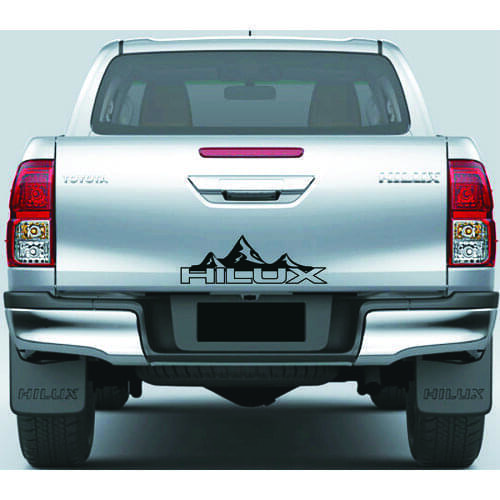 Custom Car Sticker Fit For Toyota Hilux Revo Vigo Hilux Mountain Racing Door Tailgate Stripe Graphic Vinyl Car Decals