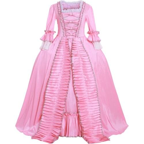 Cosplaydiy 18th Century Pink Rococo Dress Marie Antoinette Ball Gown England Robe a La Francaise Franch Baroque Dress L320
