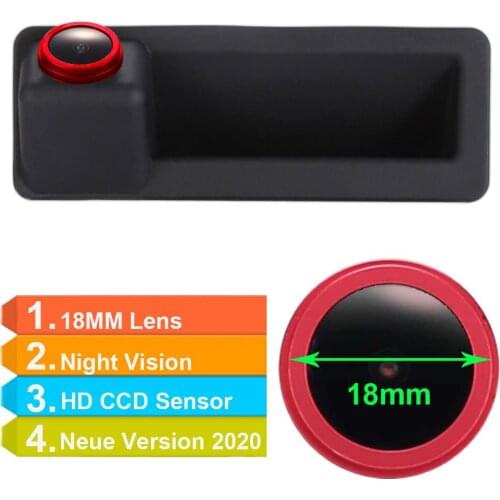 Trunk handle Car rear view Camera for BMW 5 series X3 X1 X5 X6 F10/F11/F25/F30 backup reverse parking 170 degree