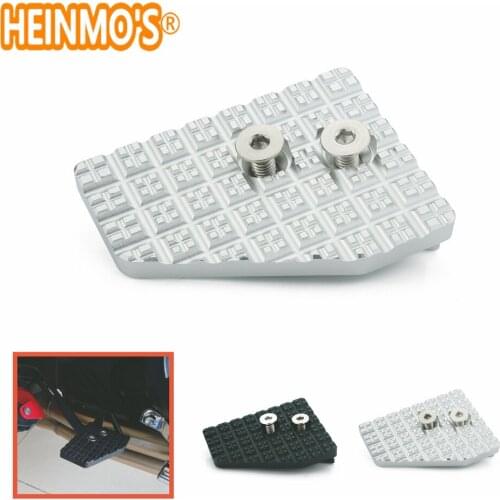 Motorcycle Rear Brake Lever Enlarge Extension Plate Enlarge For F800GS F700GS F650GS Aluminum Kickstand For F800 GS