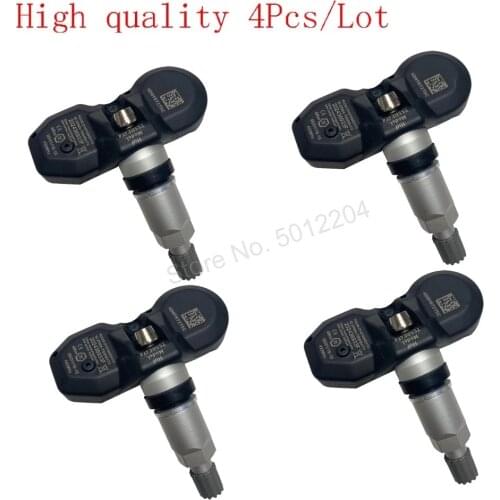 TPMS TIRE PRESSURE MONITORING SYSTEM 4 FOR 2004 2005 2006 2007 AUDI A4 A6 A8 OEM# 4D0907275C 433MHz TIRE AIR PRESSURE SENSOR