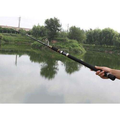 Offshore Carbon Boat Fishing Rod 2m 2.4m 2.7m Plug-in Positioning Spinning Sea Rod Slow Rocking Iron Plate Rod Castingbait Pole