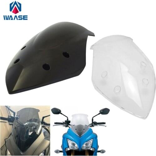 Waase Motorcycle Double Bubble Windscreen Windshield Shield Screen For Suzuki GSX-S1000F GSXS1000F 2015 2016 2017
