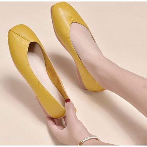 Oraqwlj New 2021 Spring Summer Shoes Women Flats Top Quality Flat Shoes Round Toe Breathable Casual Shoe Genuien Leather Loafers