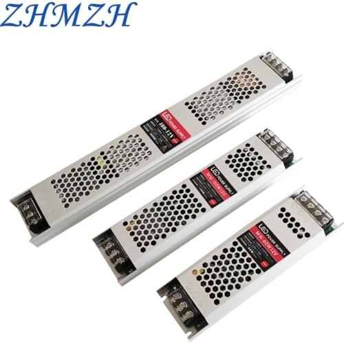 ZHMZH LED Driver Ultra-thin LED Power Supply Engineering Design Luminous Characters Light Box Light Strip 60W-400W AC185-240V