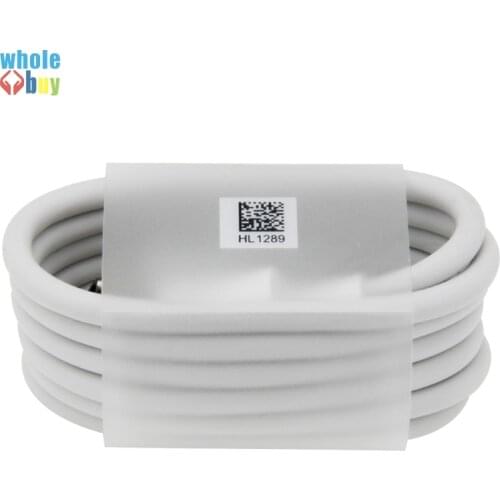 100pcs/lot High quality 1M White Round Type C 5A Super Charging Data Sync Cable For Huawei P10 mate10 Xiaomi 2S Samsung S8