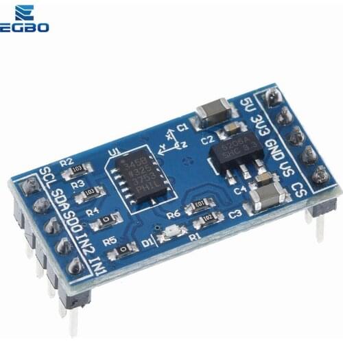 1PCS EGBO ADXL345 3-axis Digital Gravity Sensor Acceleration Module Tilt Sensor For Arduino