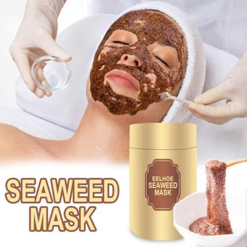 80g Natural Seaweed Alga Mask for Face Skin Care Oil Control Hydrating Moisturizing Face Mask Anti Aging Wrinkle Whitening Mask