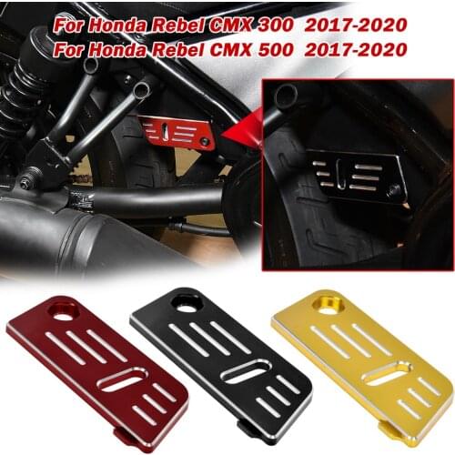 CNC Aluminum Rear Brake Fluid Reservoir Guard Cover for 2017-2019 Honda Rebel CMX 300 500 CMX300 CMX500 2017 2018 2019