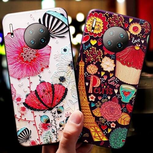 Casa phone accessories for huawei p30 lite case honor 10 lite чехол honor20 Silica gel coloured relief TPU mate 20 cover