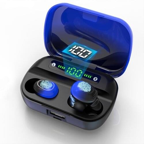 Wireless Bluetooth Earphones Waterproof Sports Earbuds Noise Canceling Head Charging Case Stereo Headset LED Display
